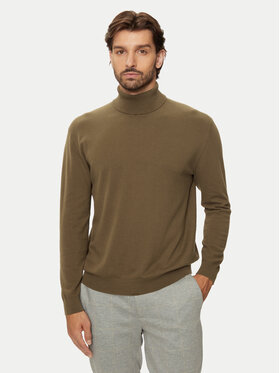 United Colors Of Benetton United Colors Of Benetton Golf 10CVU2519 Brązowy Regular Fit