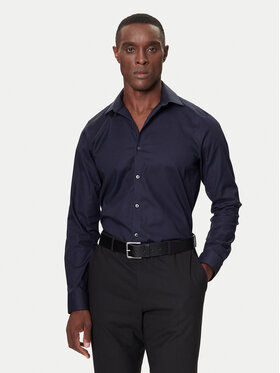 Guess Guess Риза LV019EU006 Тъмносин Slim Fit