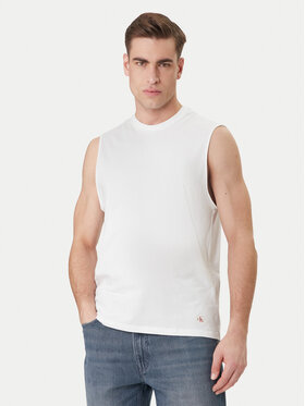 Calvin Klein Jeans Calvin Klein Jeans Tank top LV04RF273G Alb Slim Fit