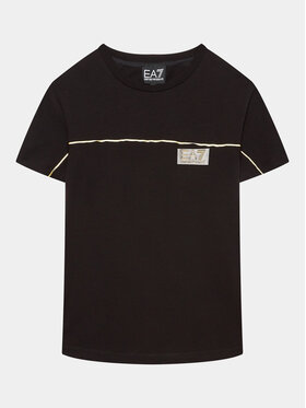 EA7 Emporio Armani EA7 Emporio Armani T-shirt 3RBT68 BJ03Z 1200 Crna Regular Fit
