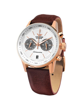 Vostok Europe Vostok Europe Zegarek VK64-560B692 Brązowy