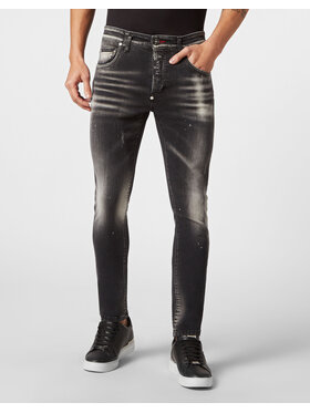 PHILIPP PLEIN PHILIPP PLEIN Jeansy 28785 Černá Skinny Fit