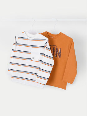 Mayoral Mayoral 2er-Set Blusen 4053 Orange Regular Fit