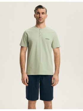 Henderson Henderson Piżama 44604 Zielony Regular Fit
