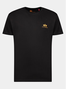 Alpha Industries Alpha Industries Majica Basic Small Logo 188505 Črna Regular Fit