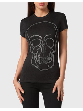 PHILIPP PLEIN PHILIPP PLEIN Tričko 2181 Čierna Regular Fit