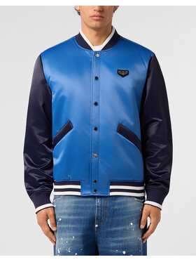 PHILIPP PLEIN PHILIPP PLEIN Bunda bomber 31476 Světle modrá Regular Fit