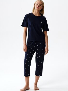 Atlantic Atlantic Piżama ATL Granatowy Regular Fit