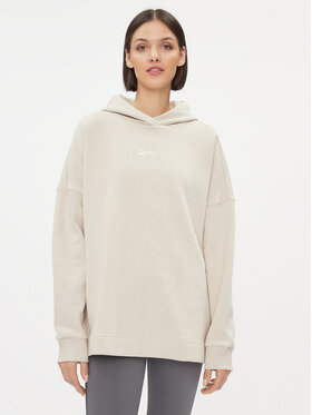 Reebok Reebok Džemperis ar kapuci Maternity IM4058 Bēšs Regular Fit