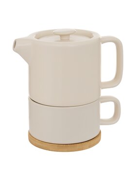 MIAhome MIAhome Dzbanek ceramiczny do herbaty 700 ml JARRA-2 Beżowy