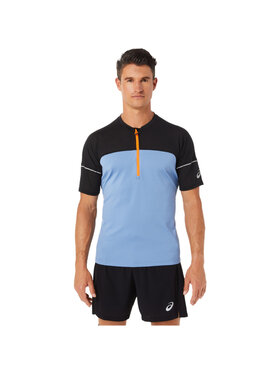 Asics Asics T-Shirt ASICS Fujitrail Top Tee Błękitny Slim Fit