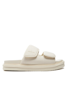 Calvin Klein Jeans Calvin Klein Jeans Natikače Double Bar Sandal Mtl YM0YM01020 Écru