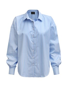 Entelier Entelier Koszula Oversize classic Niebieski Oversize