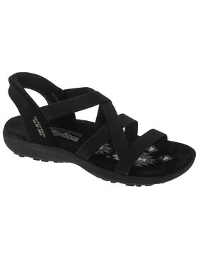 Skechers Skechers Sandali Slip-Ins: Reggae Slim - Stretch Flex Nero