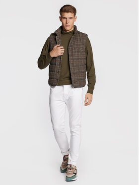 Redefined Rebel Majica Z Dolgimi Rokavi Daniel 211130 Khaki Relaxed Fit