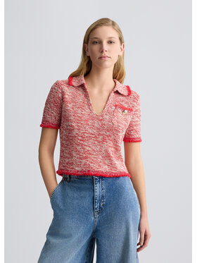 Liu Jo Liu Jo Sweter CA5262MS029M9175 Czerwony Regular Fit