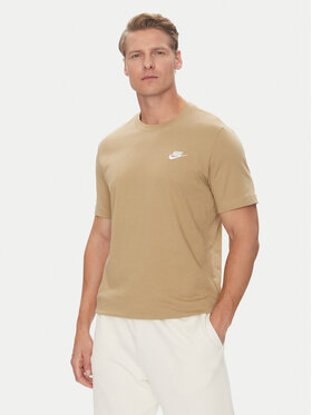 Nike Nike Marškinėliai Nsw Club Tee AR4997 Chaki Regular Fit