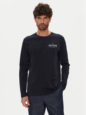 Tommy Hilfiger Tommy Hilfiger Longsleeve Stack MW0MW41293 Cиній Regular Fit