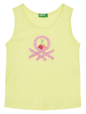 United Colors Of Benetton United Colors Of Benetton Top 3I1XGH012 Gelb Regular Fit