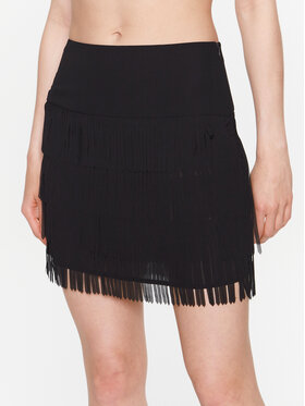 Sisley Sisley Fustă 4AM2L001B Negru Regular Fit