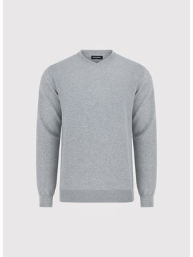 Pako Lorente Pako Lorente Sweter P26WN-2X-010 Szary jasny Straight Fit