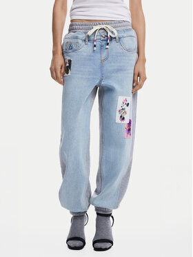 Desigual Desigual Blugi Mnnie 25SWDD72 Albastru Loose Fit