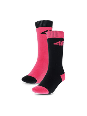 4F 4F Set di 2 paia di calze da sci 4FJWAW23UFSOF116 Multicolore