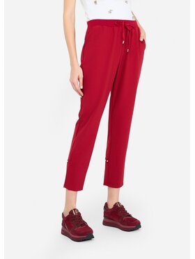 Liu Jo Liu Jo Spodnie materiałowe TF5264T262091862 Czerwony Regular Fit