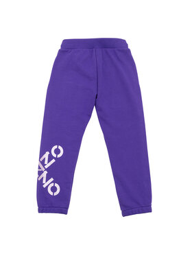 Kenzo Kids Spodnji Del Trenirke K14217 Vijolična Regular Fit