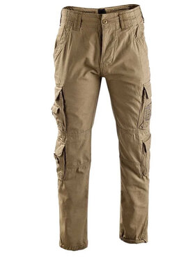Brandit Brandit Spodnie cargo 1016.3.5XL Brązowy Slim Fit