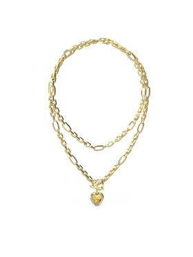 Guess Guess Ogrlica JUBN04 598JW Zlatna