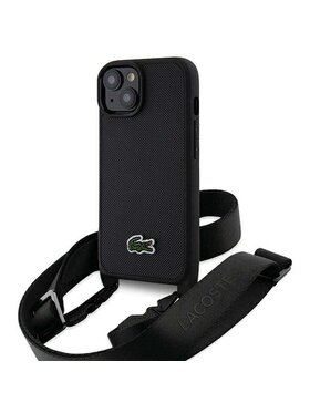Lacoste Lacoste Etui na telefon Apple iPhone 15 Czarny
