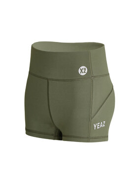 Yeaz Yeaz Szorty sportowe XOXO Zielony Slim Fit