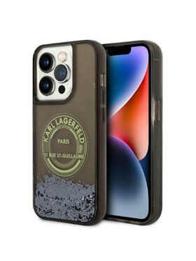 KARL LAGERFELD KARL LAGERFELD Etui na telefon iPhone 14 Pro Czarny