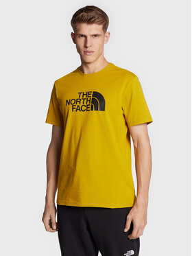 The North Face The North Face T-Shirt Easy NF0A2TX3 Żółty Regular Fit