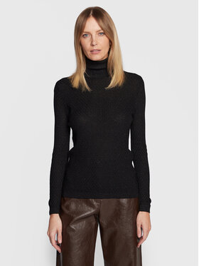 NAF NAF NAF NAF Garbó Mlucie THNU75 Fekete Regular Fit