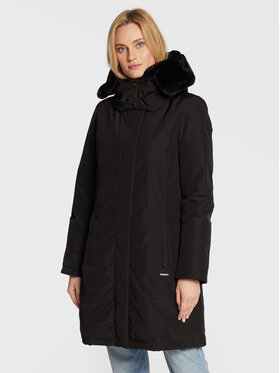 Woolrich Woolrich Daunenjacke Bow Bridge CFWWOU0551FRUT0001 Schwarz Regular Fit