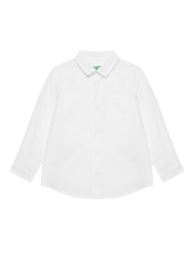 United Colors Of Benetton United Colors Of Benetton Camicia 59UXGQ029 Bianco Regular Fit