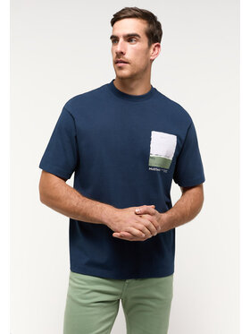Mustang Mustang T-shirt ALVARADO Blu Loose Fit