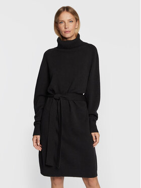 IVY OAK IVY OAK Плетена рокля Kamela Ann IO1122F3105 Черен Regular Fit