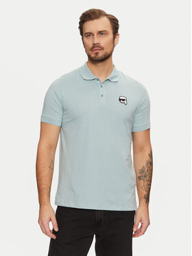 KARL LAGERFELD KARL LAGERFELD Поло 745710 551224 Блакитний Regular Fit