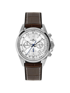 Jacques Lemans Jacques Lemans Zegarek 1-2117B Brązowy