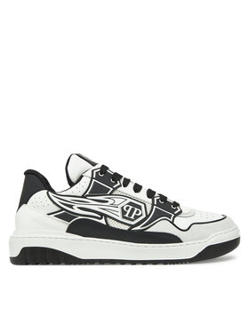 PHILIPP PLEIN PHILIPP PLEIN Sneakersy SAES MSC4017 PLE010N0102 Biela