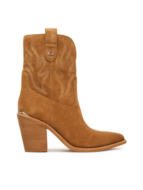 Guess Guess Kaubojske čizme FLTSAL SUE10 Smeđa