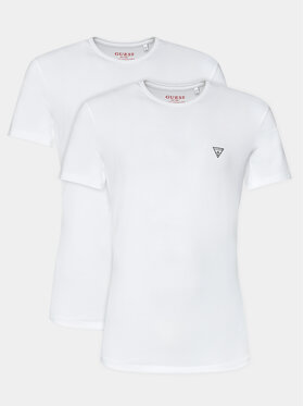 Guess Guess Σετ 2 T-Shirts U97G02 KCD31 Λευκό Regular Fit