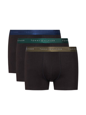 Tommy Hilfiger Tommy Hilfiger Komplektas: 3 poros trumpikių UM0UM03411 Juoda