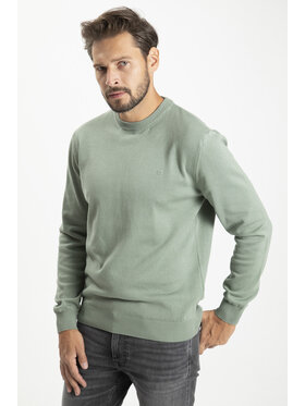Cross Jeans Cross Jeans Sweter 34228-620 Zielony Regular Fit
