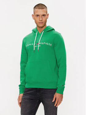 Tommy Hilfiger Tommy Hilfiger Felpa Logo MW0MW11599 Verde Regular Fit
