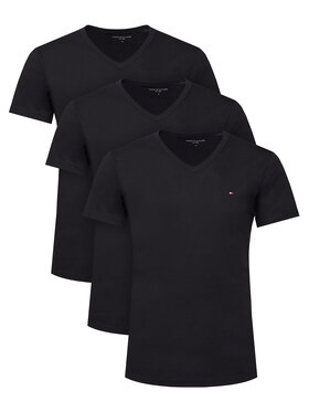 Tommy Hilfiger Tommy Hilfiger Set di 3 T-shirt UM0UM03637 Nero Regular Fit