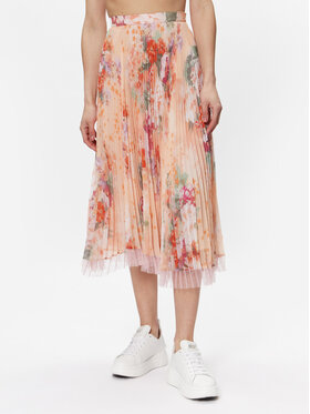 TWINSET TWINSET Спідниця в складку 231TP2733 Оранжевий Regular Fit